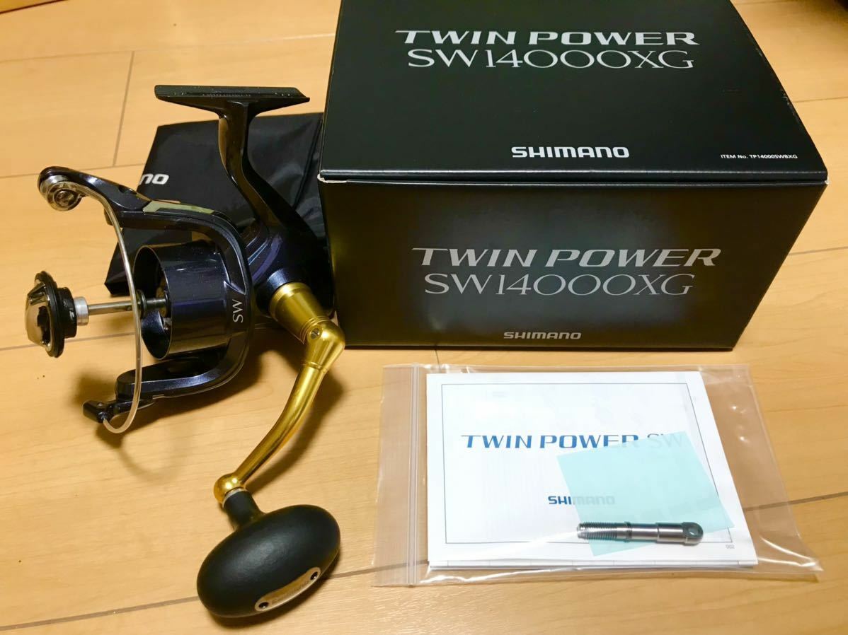 リール 15 SHIMANO TWIN POWER SW14000XG SHIMANO 15 TWIN POWER SW14000XG No Spool Excellent From