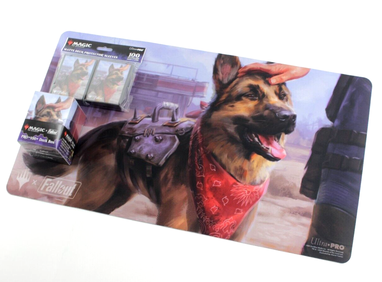 ドッグミート　プレイマット Amazon.com: Ultra PRO - Fallout Playmat - Dogmeat, Ever