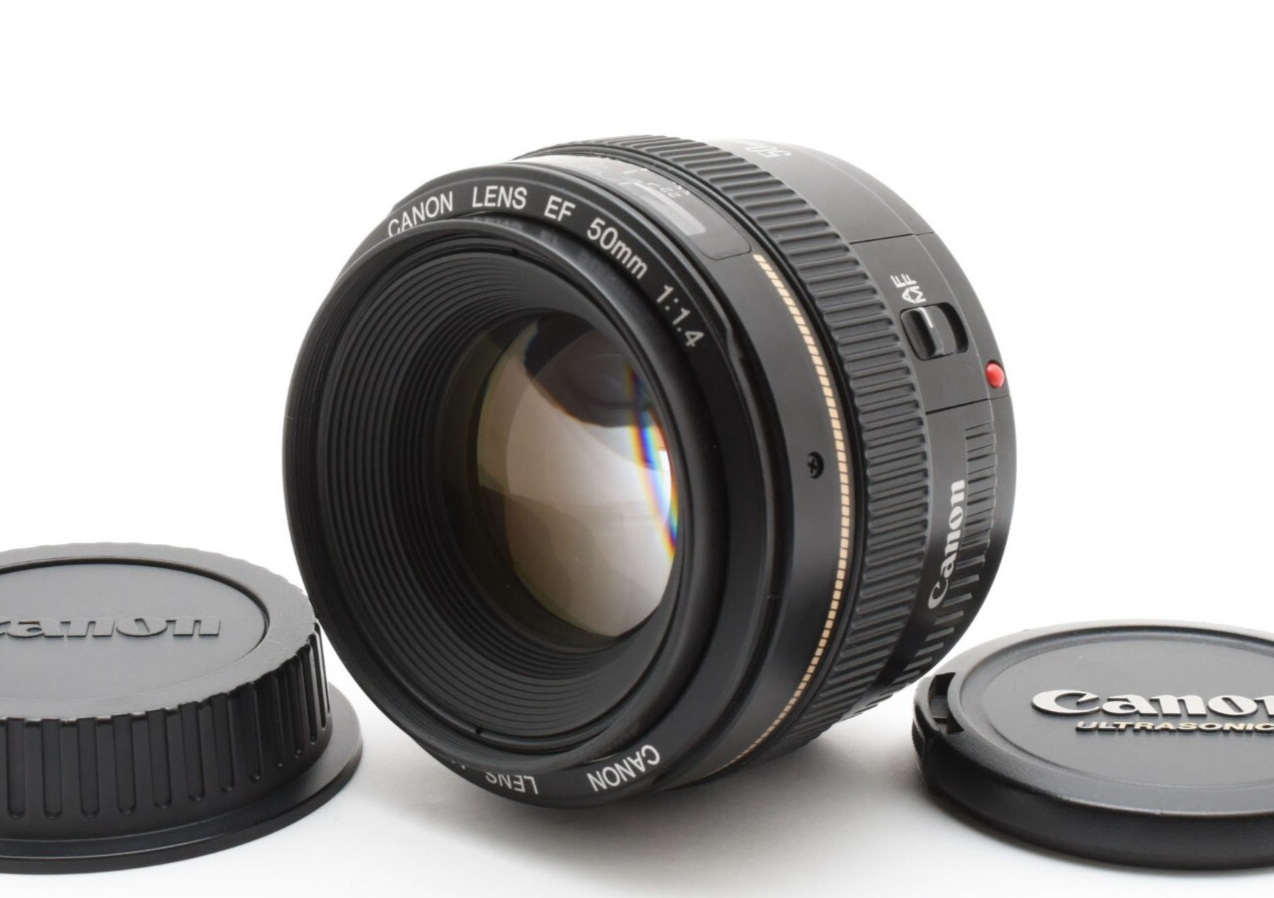 【J2028】Canon LENS EF 50mm 1.4 USM キャノン Amazon.com : Canon EF 50mm f/1.4 USM Standard and Medium