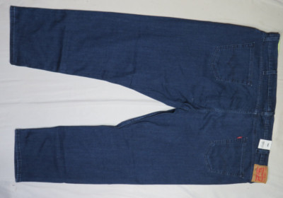 LEVIS BLUE JEAN 502 50X32 B&T REGULAR TAPER MYERS DAY STRETCH COTTON DENIM NWOT