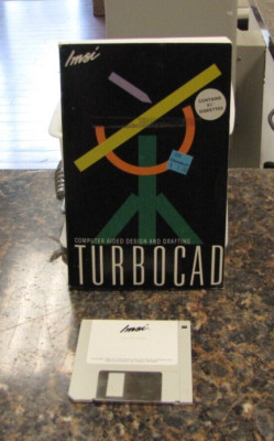 Vintage IMSI  TurboCAD Computer Aided Design and Drafting 3.5'' Disk - EZ8