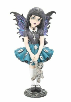 Nemesis Now Little Shadows Noire Figurine Gothic Statue Fairy Ornament B1875F6