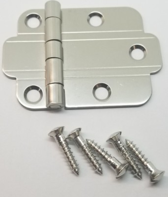 BRUSHED NICKEL Flush Mount Art Deco Cabinet Hinge line steam Modern contemporary