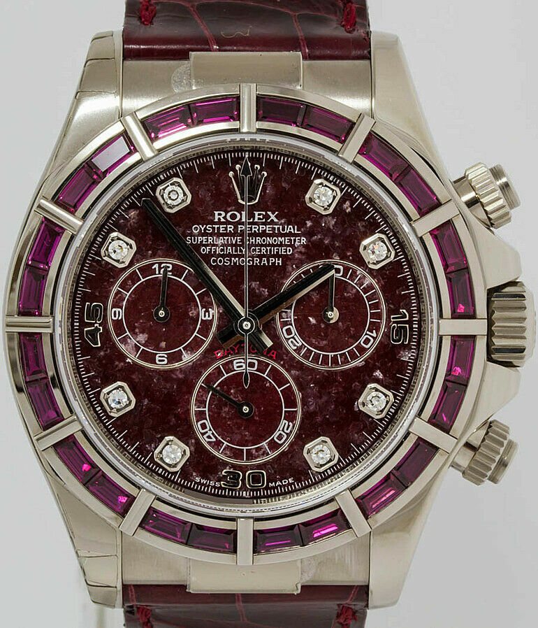 Rolex Cosmograph Daytona Purple Gem Diamond Marker Dial in Leeds City