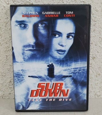 Sub Down DVD (1997 Film) Stephen Baldwin, Gabrielle Anwar