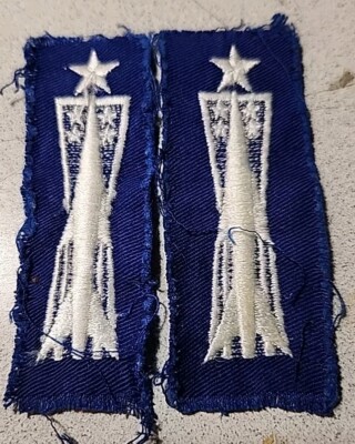 Vintage United States Air Force Master Missileman Patch Blue Qty 2