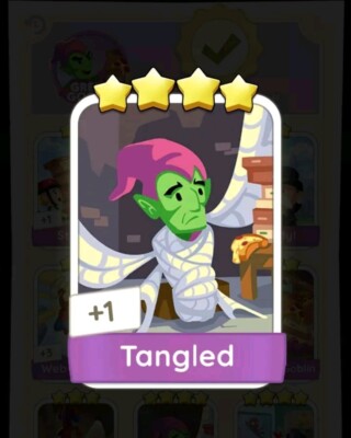Monopoly  4   Star Sticker    TANGLED   