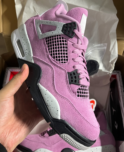 Pre-owned Jordan Nike Air  4 Retro "orchid"  Ⅳ Aj4 Women's Aq9129-501 In Multicolor