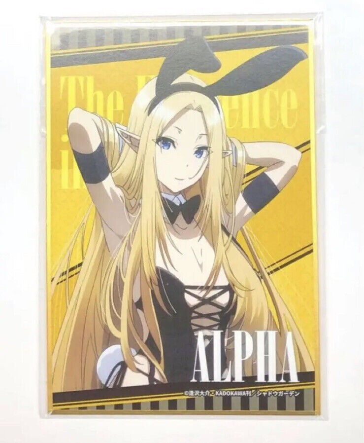 The Eminence in Shadow X Moly Onlin Shikishi Bunny Ver Japan