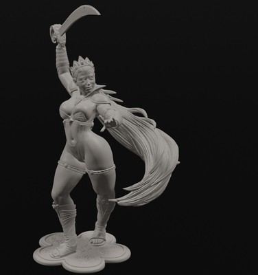 Sword Dancer Female Fighter Swashbuckler Pinup Miniature By Torrida Miniatures