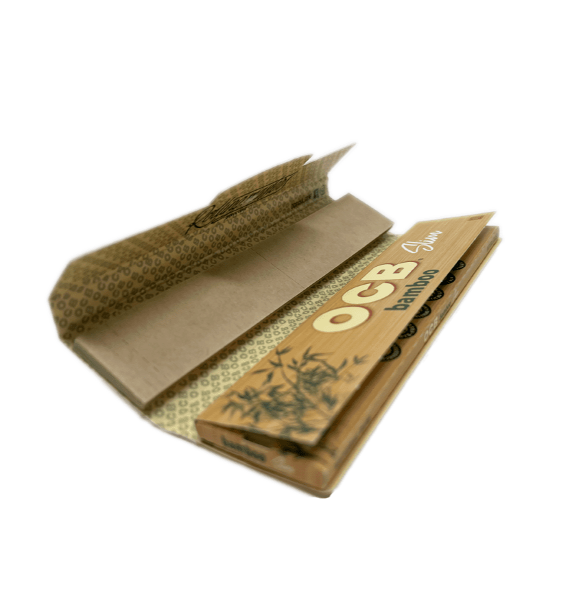 OCB Organic Hemp Slim Rolling Papers + Tips - 5 Packs