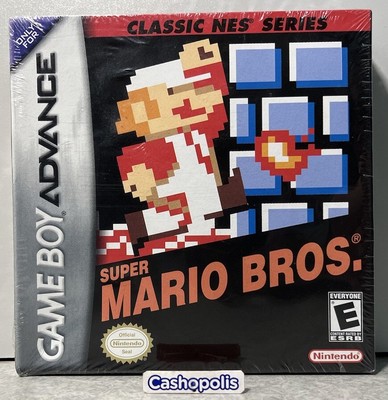 Super Mario Bros Classic NES Nintendo GameBoy Advance GBA Game 2004 NEW SEALED
