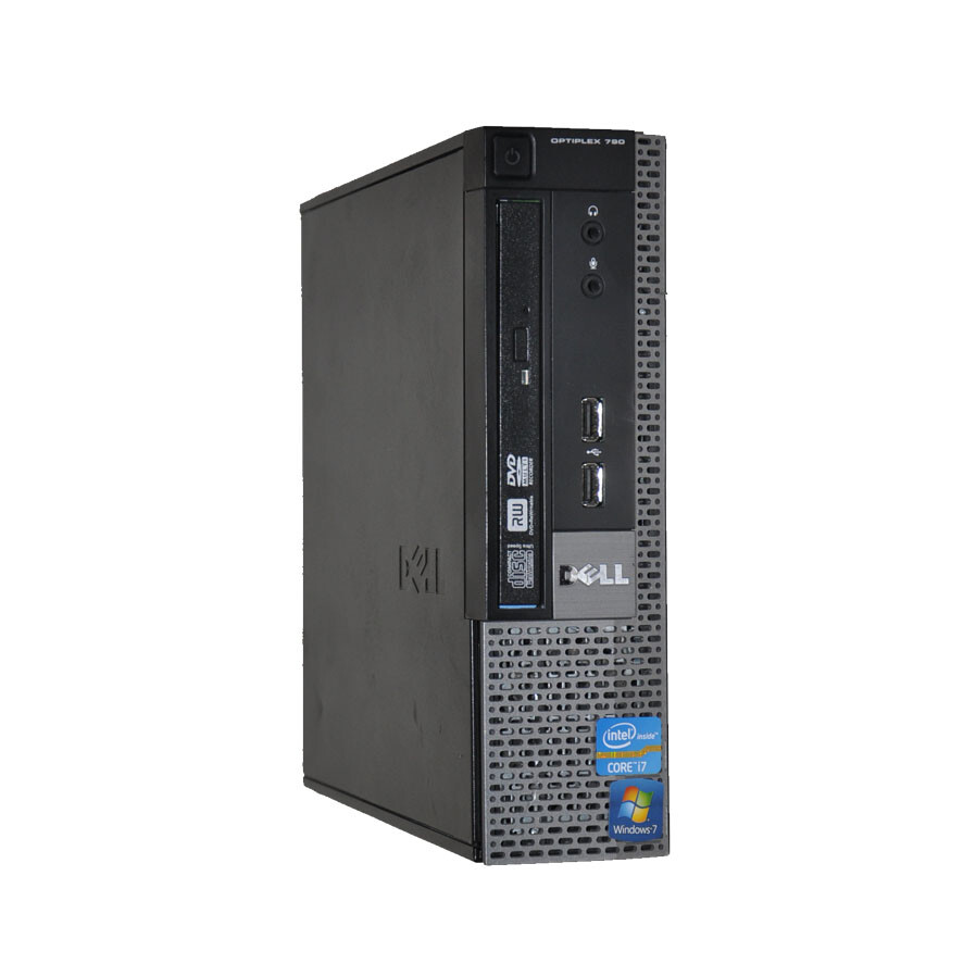 DELL - DELL OptiPlex 790 USFF i7-2600S モニター付き Dell Optiplex 790 USFF PC Intel i7-2600S@2.8GHz CPU 8GB RAM