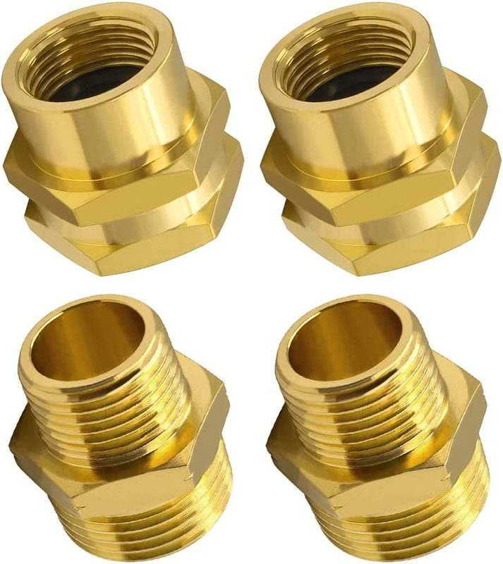 3/4 Inch Ght To 1/2 Inch Npt Double Male And Female Connector