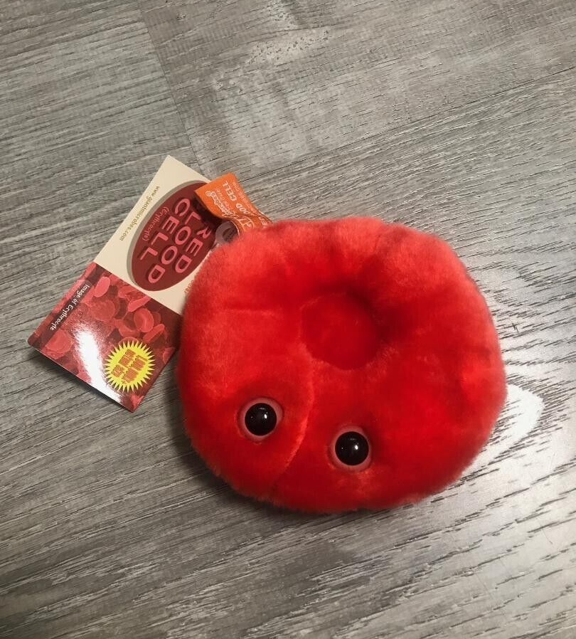 Giant Microbes by Drew Oliver Red Blood Cell Biology Mini Plush 5