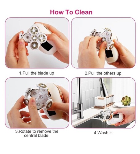 For Finishing Touch Flawless Legs Bikini Hair Remover for Women Electric Razor