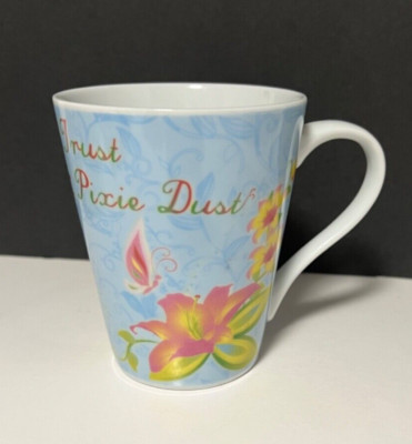 Disney Tinkerbell Faith, Trust & Pixie Dust Coffee Tea Mug 16 oz