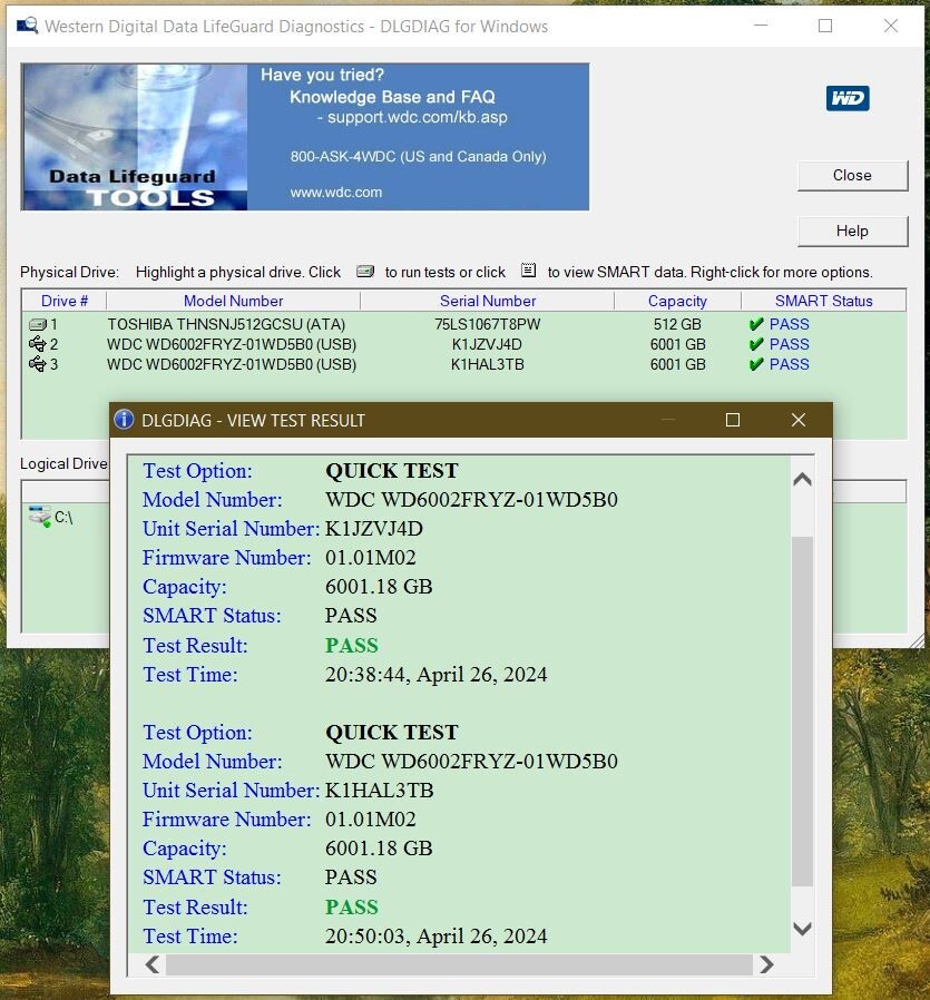 Western Digital WD Gold HDD WD6002FRYZ 6TB w/ 128MB Cache SATA III 6Gb/s 7200rpm