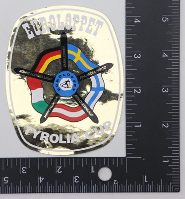 Ski Swedish Tyrolia cup sports sticker