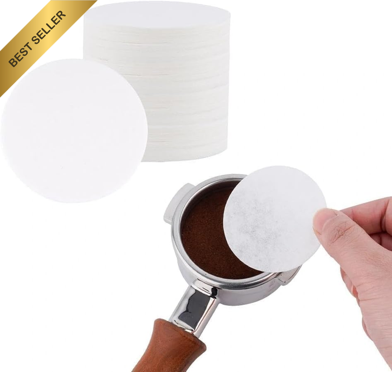 500Pcs Coffee Filter Paper, 58Mm Espresso Paper Filters Disposable Coffee Filter