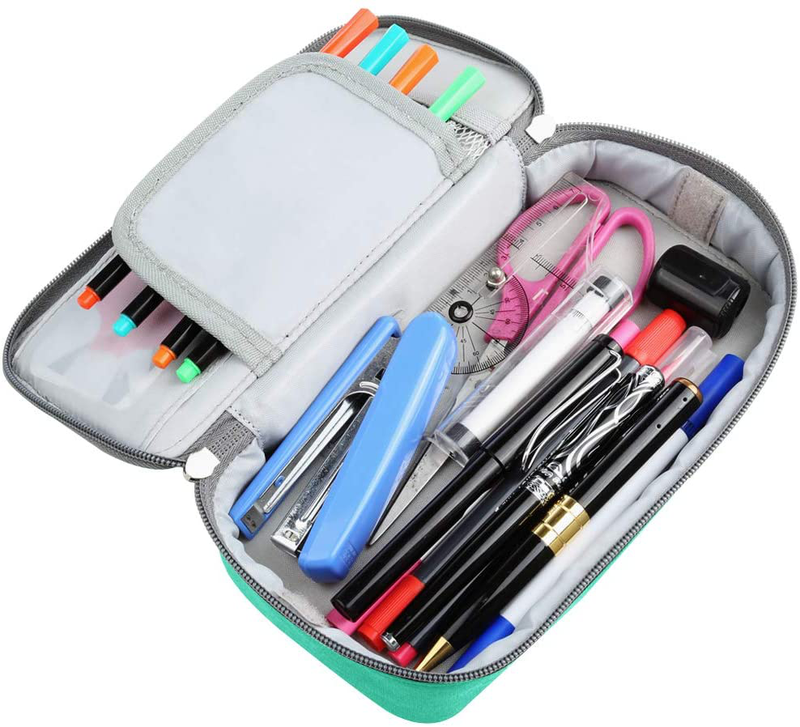 Homecube Big Capacity Pencil Pen Case Large Storage Bag Pouch Holder Box Desk Or
