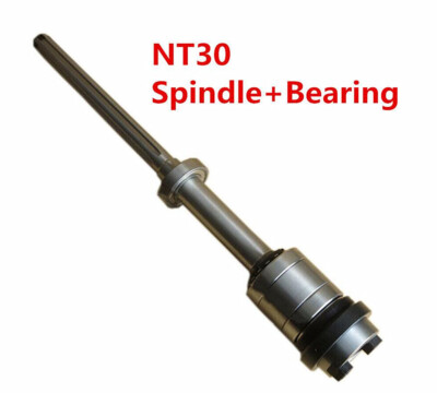 Milling Machine Part NT30 Shaft Spindle + 6207 Bearing Vertical Mill Bridgeport