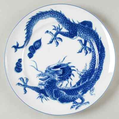 Mottahedeh Blue Dragon  Dinner Plate 8610061