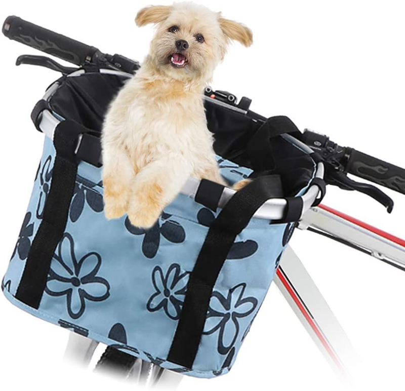 Small Dog Bike Front Carrier Baskets With