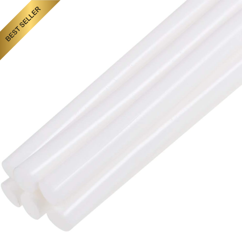 Mini Hot Glue Sticks for Glue Gun 0.27-Inch X 4-Inch White 6Pcs