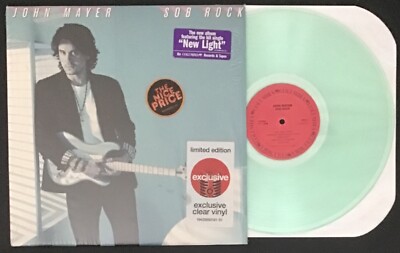 JOHN MAYER Sob Rock LP Columbia - Clear Vinyl   VG++ | shrink hype sticker