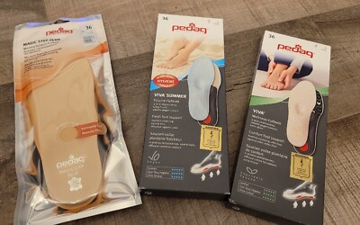 New Pedag Lifestyle Kit Viva Summer Step Plus orthotic insoles US 6L/EU 36 Set
