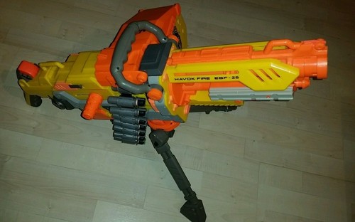 Nerf N Strike Vulcan EBF-25 Full Automatic Belt Fed Dart Gun 2009