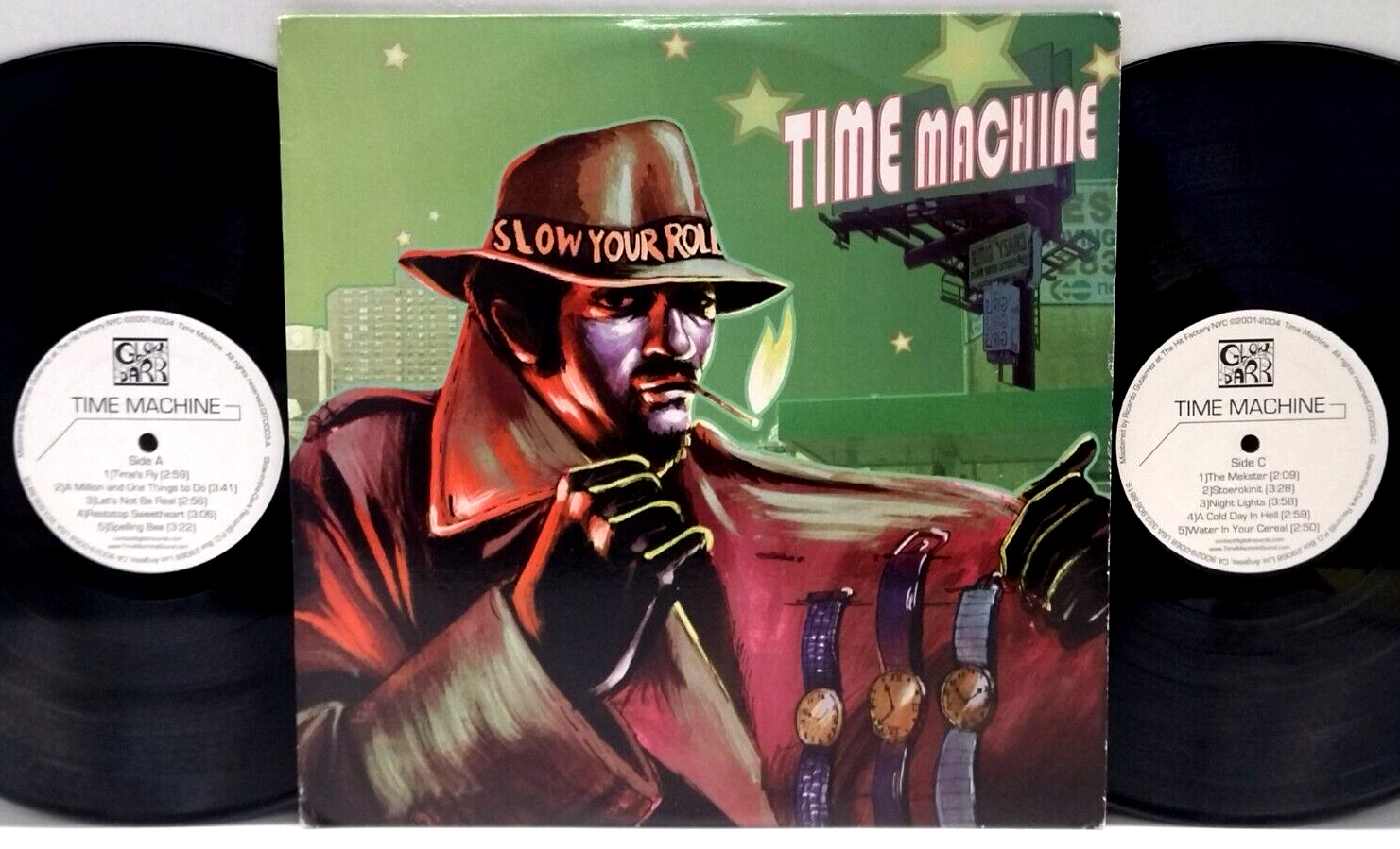 Time Machine - Slow Your Roll 2LP 2004 US ORIG Glow-in-the