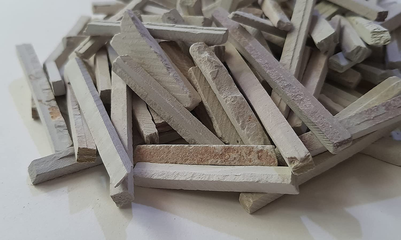 Slate Pencils White Color Natural Chalk 4-6 Mm Thin (250 Grams)