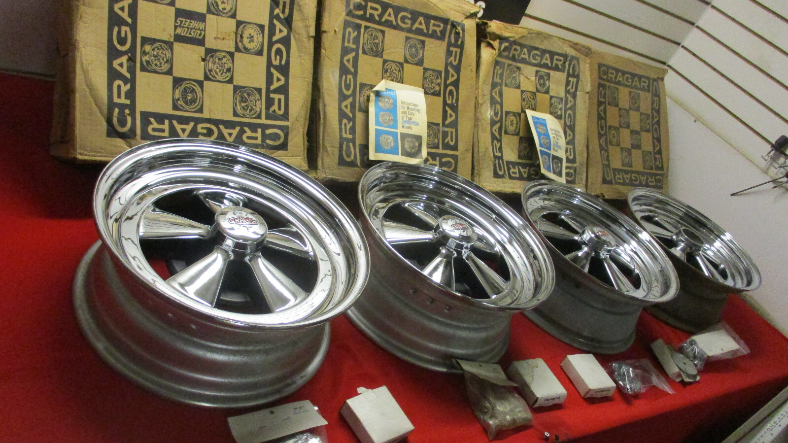 Vintage Cragar GT SS Wheel 15X6 Chrome 5 X 4 3/4 NOS