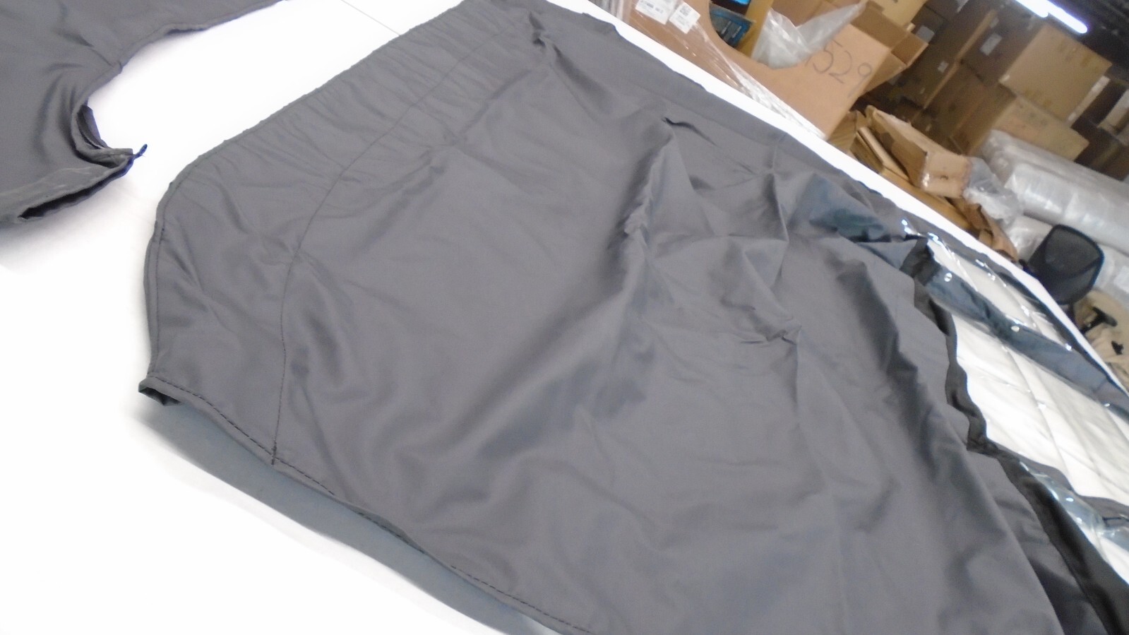 SPORTCREATION 2C4985 2 BOW CONVERTIBLE BIMINI TOP W/WINDSHIELD & BOOT GREY BOAT