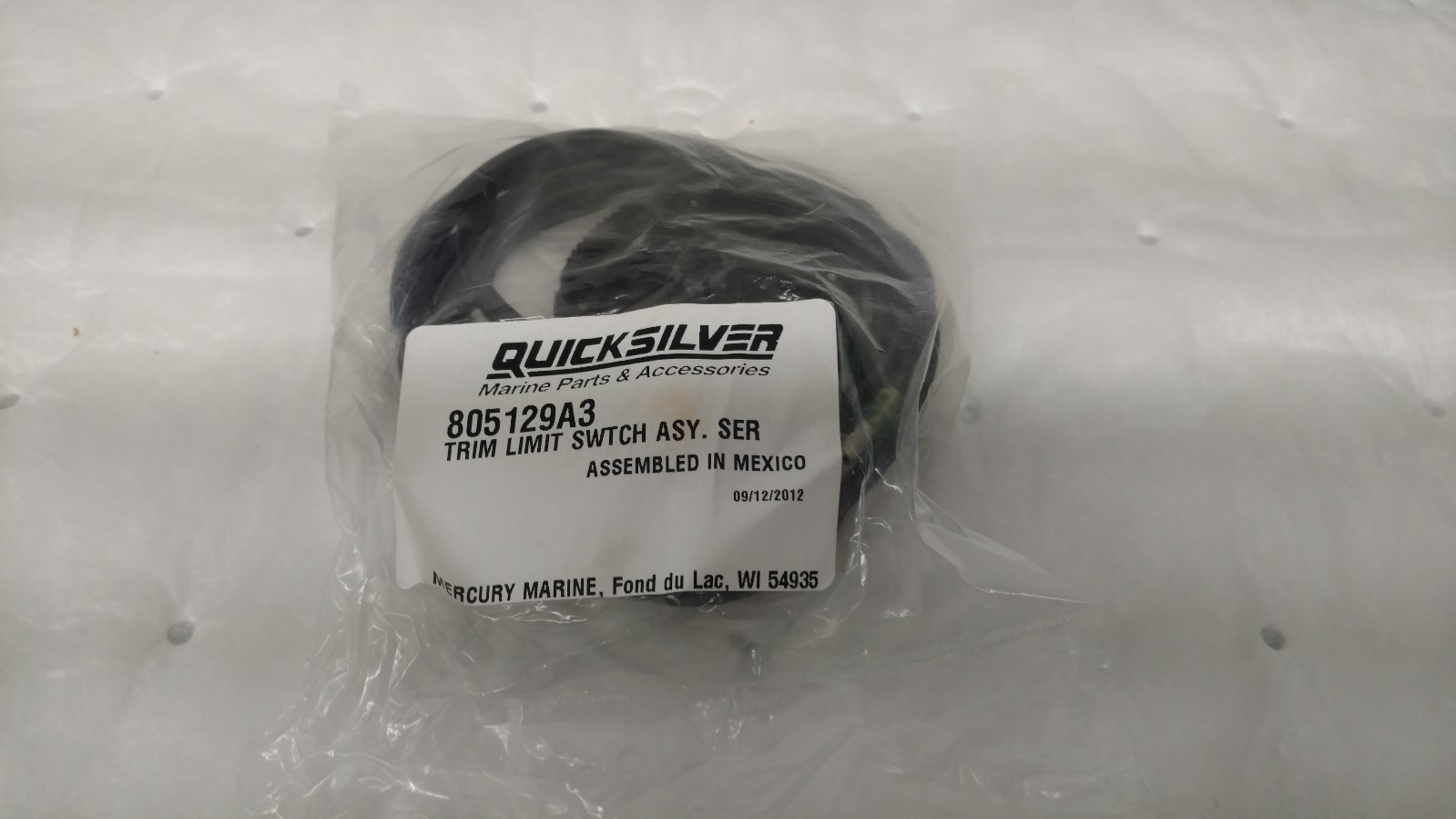 NOS OEM Mercury QuickSilver 805129A3 Trim Limit Switch | eBay