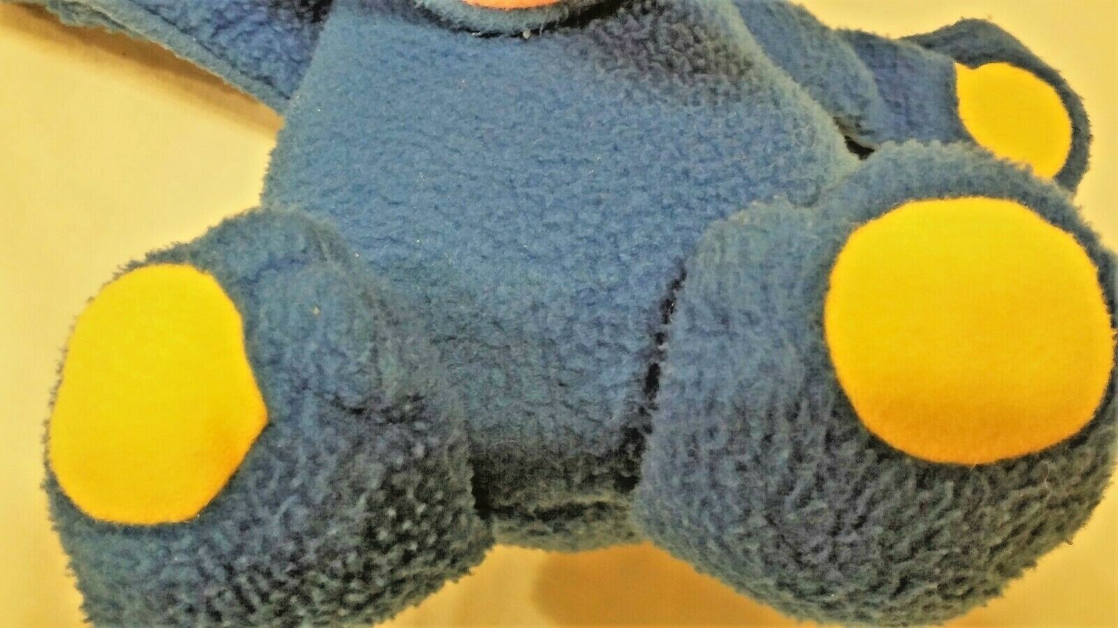 FUNNY FREDDY 1987 Fisher Price Large 16” Blue Plush Stuffed Dog Posable Ears Arm