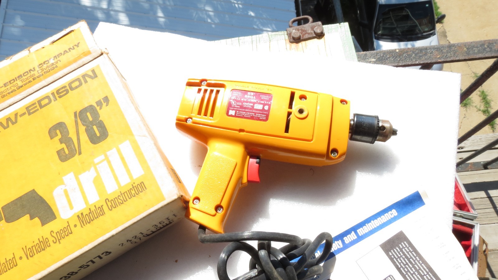 Vintage Mcgraw Edison 1970s USA Retro Classic NOS NIB 3/8