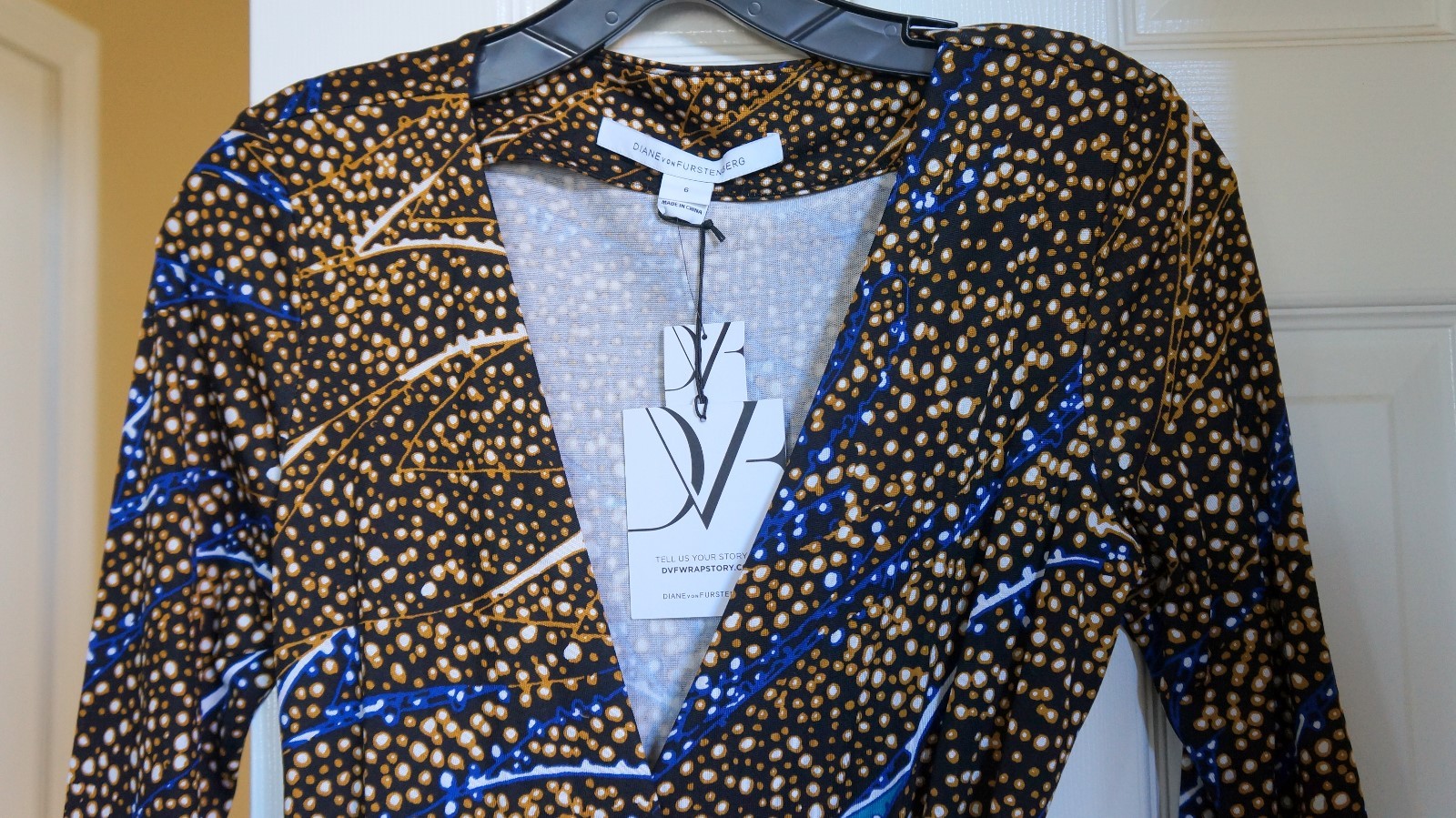 Pre-owned Diane Von Furstenberg $525  Mountain Jewel Julian Two Dress 0 2 4 6 8 14 In Multicolor