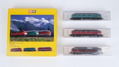 Brawa N 1413 Diesellokset BR 234 DB Gleichstrom
