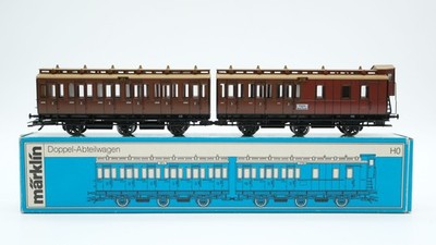 Märklin H0 4209 Abteilwagen (3798/3814) 3.KL. C3/C3P der KPEV (Berliner Stadtbah