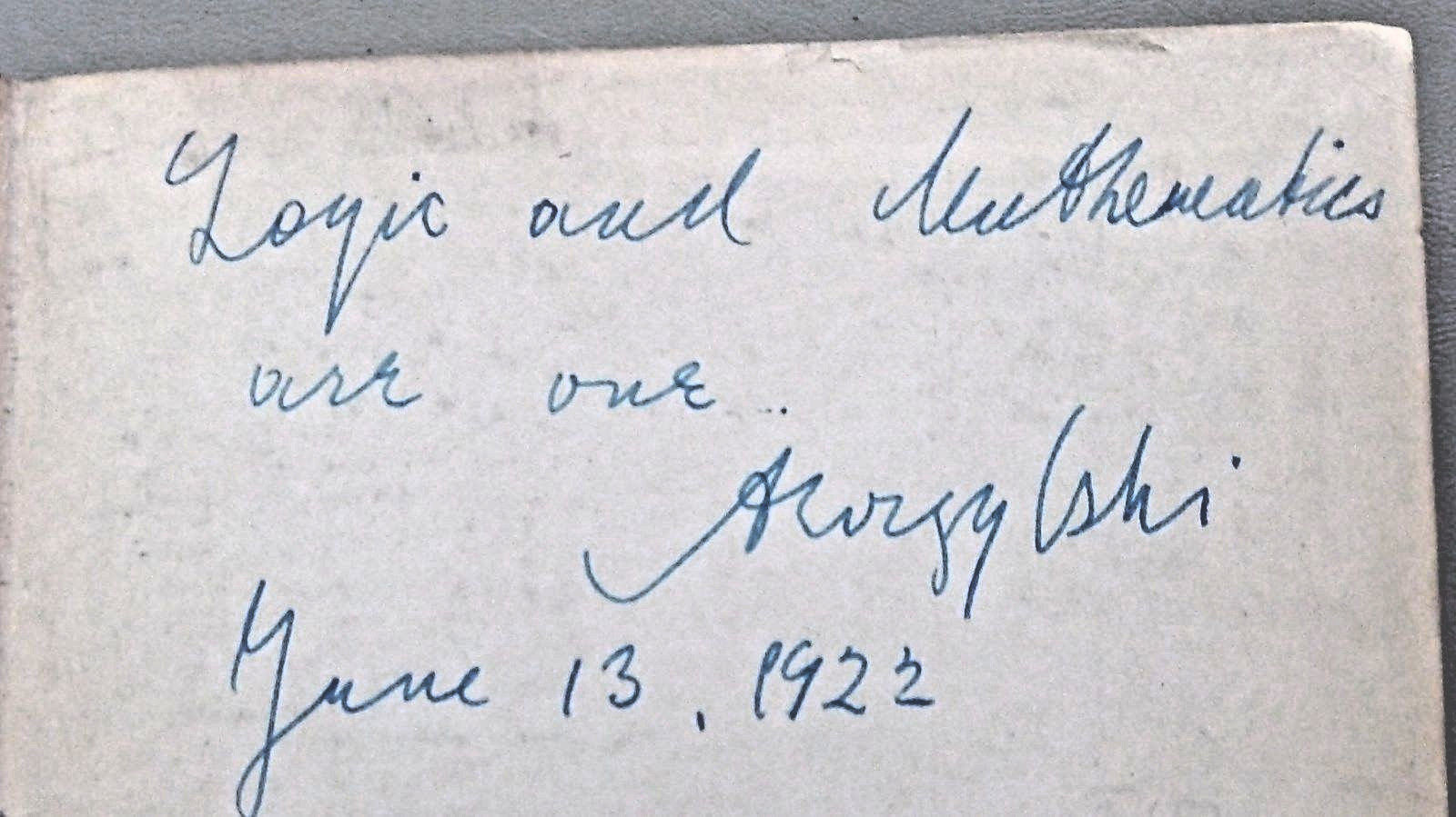 Alfred Korzybski Signed 