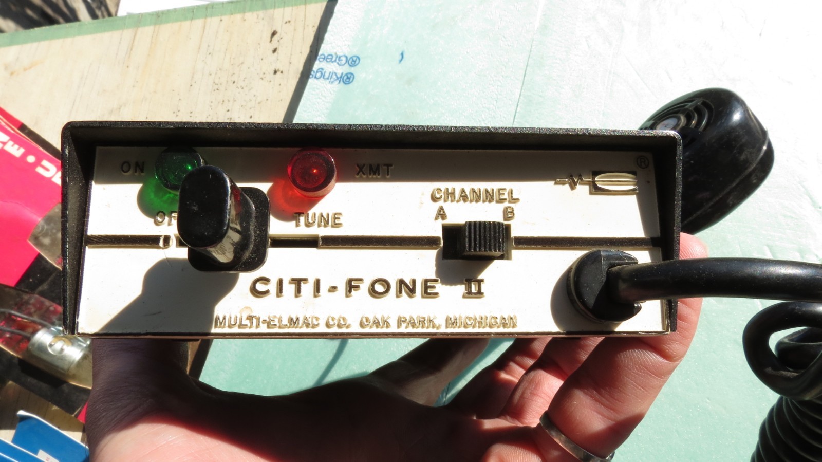 Vintage Multi-Elmac Citi-Fone SS TUBE CB Base Station CH ESTATE FIND