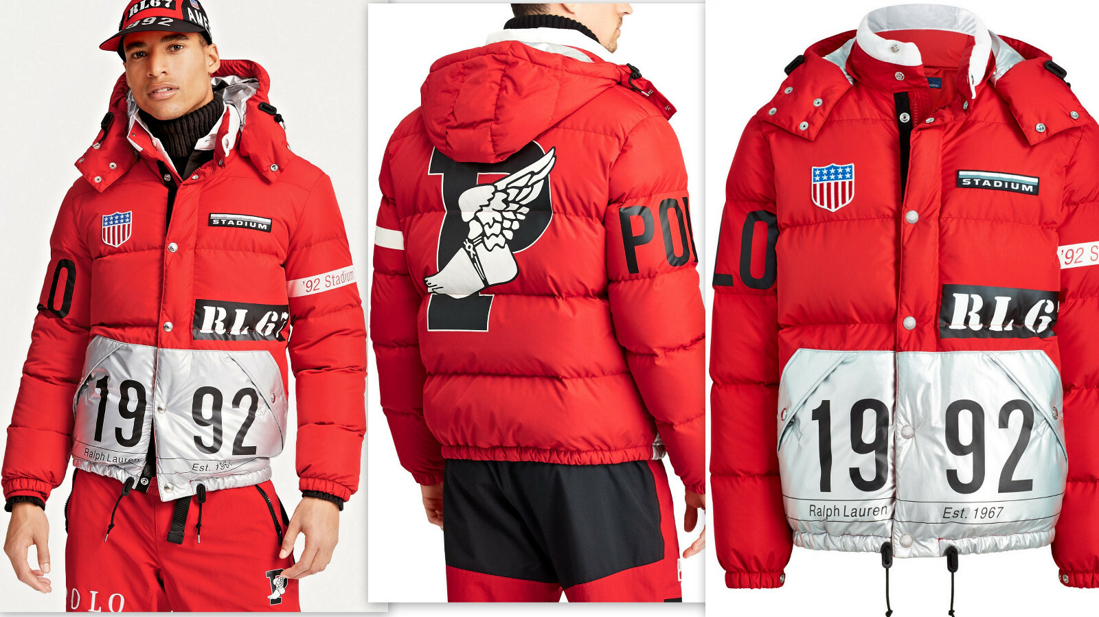 NWT POLO RALPH LAUREN 1992 WINTER STADIUM DOWN JACKET NWT POLO RALPH LAUREN 1992 WINTER STADIUM DOWN JACKET