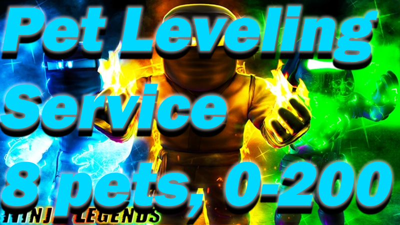 Roblox Ninja Legends Pet Leveling Service 11 Pets Level 0 To 200 Free 3 Max Us Polybull Com - roblox ninja legends hack android