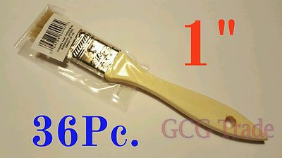 36 of 1 Inch Chip Brush Disposable for Adhesives Paint Touchups Glue 1"