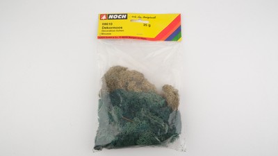 Noch 08610 Dekormoos hell-/dunkelgrün sortiert, 35 g