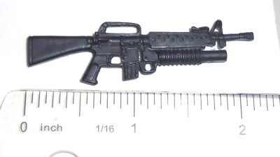 GI Joe Figure Accessory 2008 Copperhead V4 M-16/M203  Machine Gun Grenade Launch