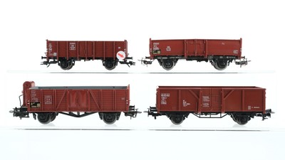 Märklin H0 Konvolut Hochbordwagen mit Bremserhaus Hochbordwagen DB